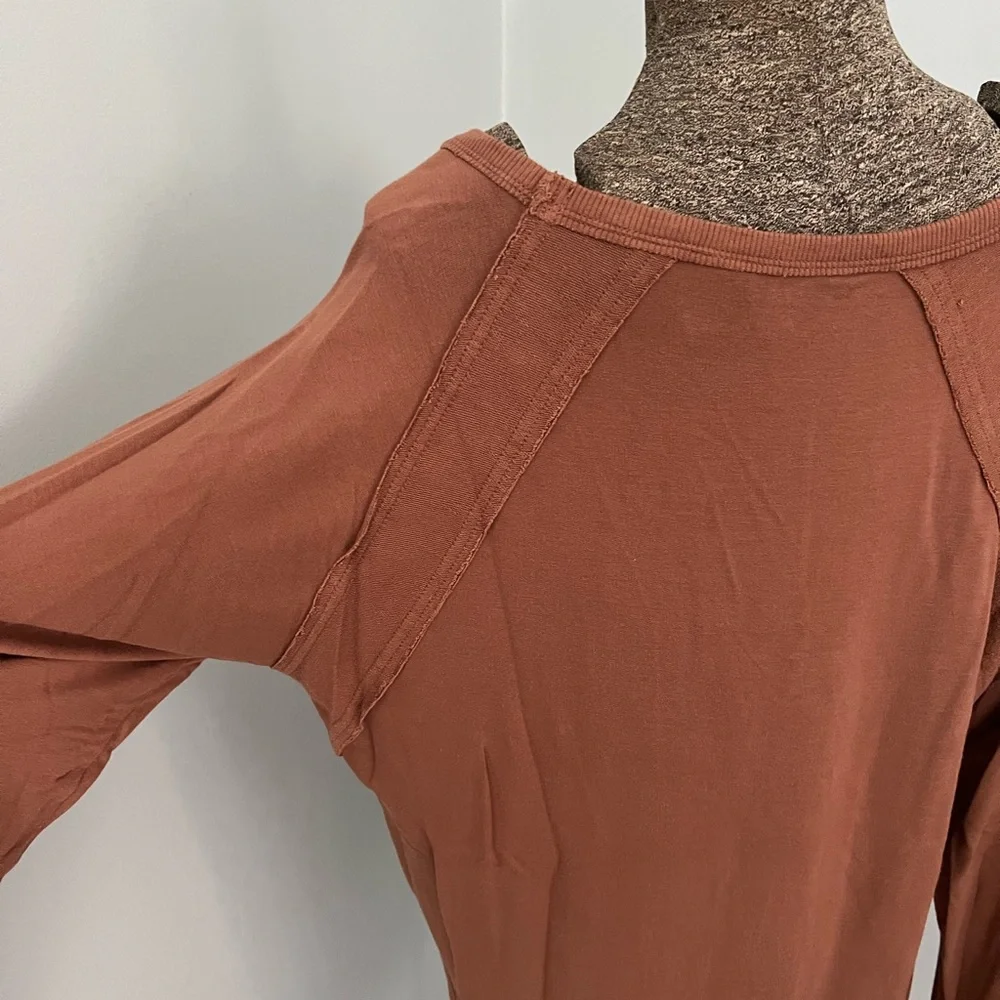 JoyLab Rust Long Sleeve Top - Picture 5 of 7